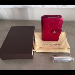 Louis Vuitton LV Monogram Vernis Patent Leather French Purse Wallet